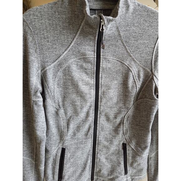 Lululemon Forme Jacket Heathered Herringbone Size 10 - Picture 3 of 10
